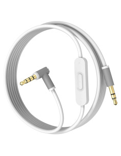 Cable de audio de reemplazo Hizsoaor 1.4m con micrófono y control