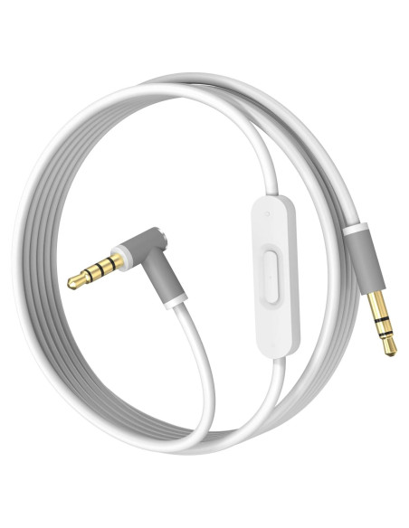 Cable de audio de reemplazo Hizsoaor 1.4m con micrófono y control