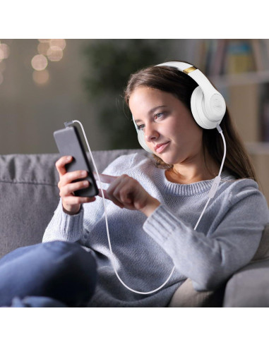 Cable de audio de reemplazo Hizsoaor 1.4m con micrófono y control