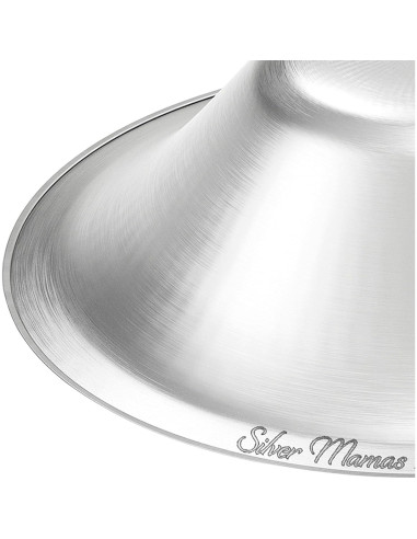 Copas de Lactancia Silver Mamas 925 para Alivio de Pezones - Grande