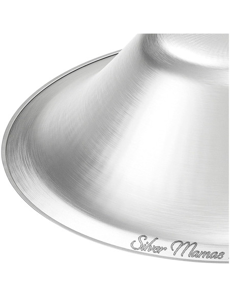 Copas de Lactancia Silver Mamas 925 para Alivio de Pezones - Grande