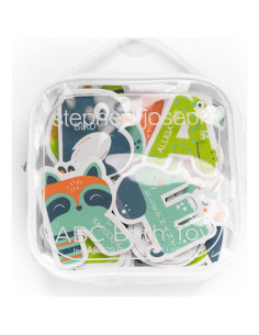 Juego de Juguetes de Espuma Flotante Stephen Joseph 35 Piezas Azul 2