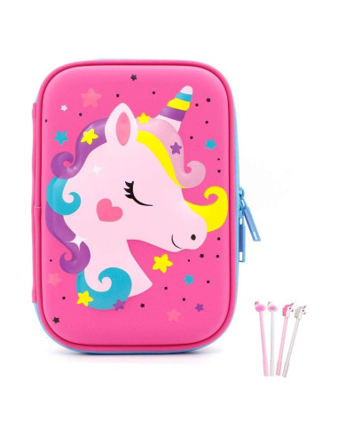 Estuche de Lápices Unicornio 3D iDelta - Gran Capacidad