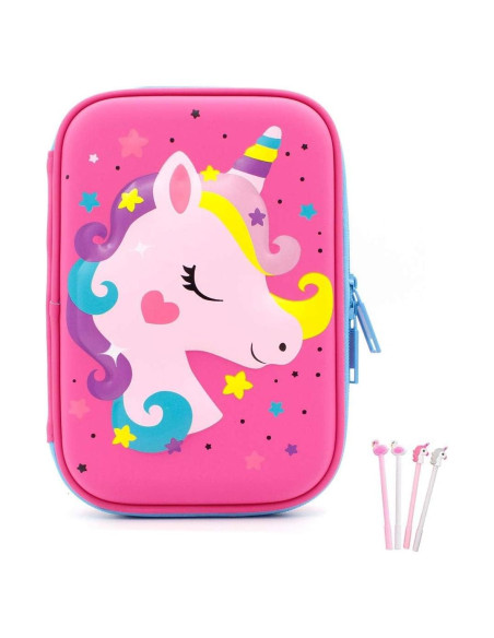 Estuche de Lápices Unicornio 3D iDelta - Gran Capacidad