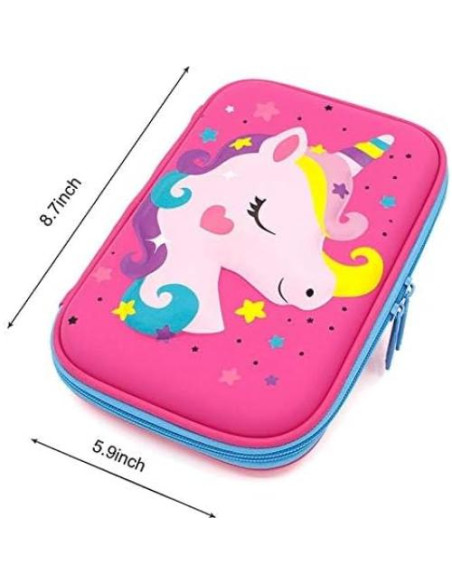 Estuche de Lápices Unicornio 3D iDelta - Gran Capacidad