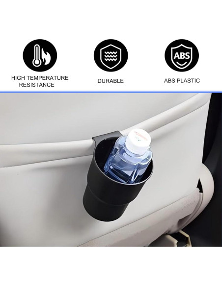 Soporte para Bebidas de Coche Gunroil DM-032 Negro Universal