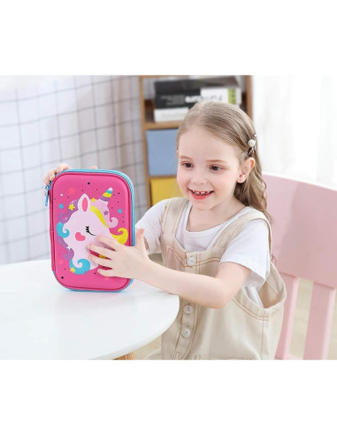 Estuche de Lápices Unicornio 3D iDelta - Gran Capacidad