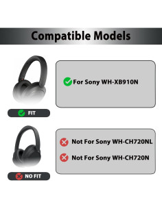Almohadillas de Repuesto Adhiper para Auriculares Sony WH-XB910N 2