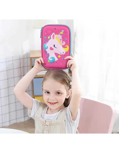 Estuche de Lápices Unicornio 3D iDelta - Gran Capacidad