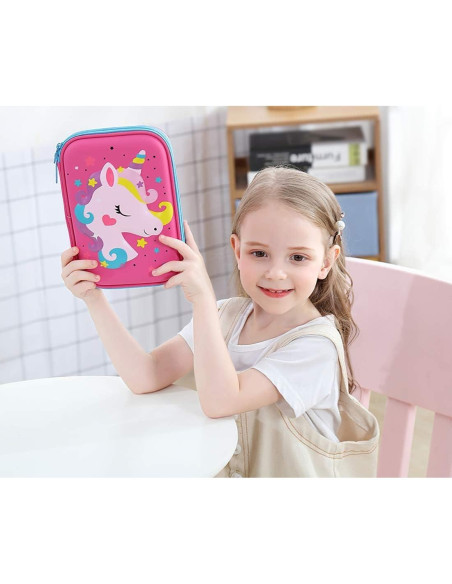 Estuche de Lápices Unicornio 3D iDelta - Gran Capacidad