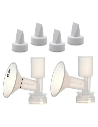 Kit Flange 19 mm XS Maymom Compatible Ameda Purely Yours