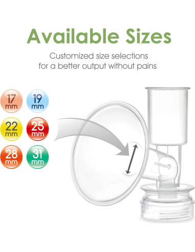 Kit Flange 19 mm XS Maymom Compatible Ameda Purely Yours