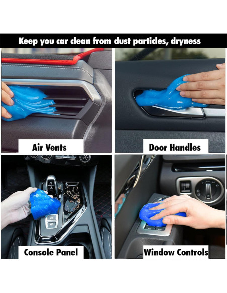 Gel de Limpieza para Autos HAUSSIMPLE - Paquete de 4 - 439g