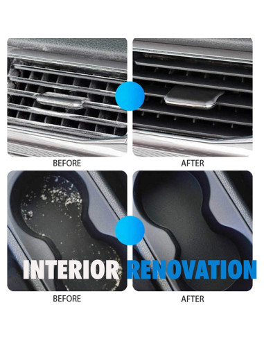 Gel de Limpieza para Autos HAUSSIMPLE - Paquete de 4 - 439g