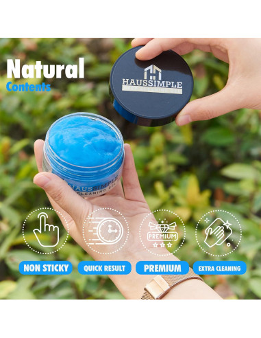 Gel de Limpieza para Autos HAUSSIMPLE - Paquete de 4 - 439g