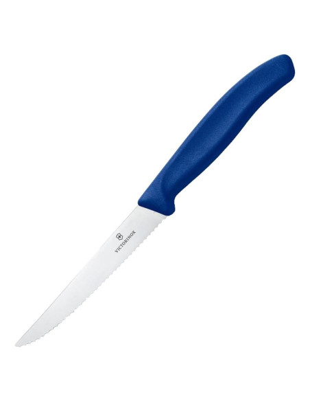 Cuchillo de Carne Victorinox Swiss Classic 20cm Punta Afilada Azul