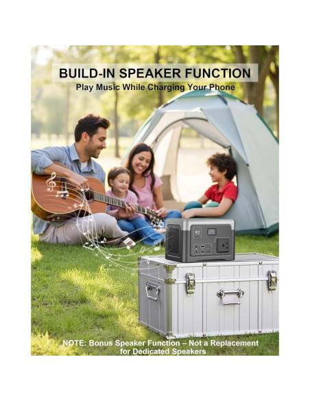 Estación de Energía Portátil Akiisolo 192Wh 100W para Camping