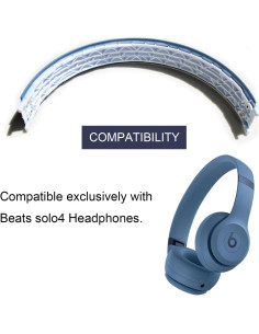 Diadema de Repuesto YzccSX para Auriculares Beats Solo 4 Azul-Verde 2