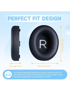 Almohadillas de Repuesto Bose 700 - Cuero Suave y Espuma 2