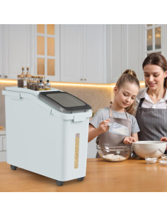 Contenedor de Almacenamiento YITAHOME 43.1L Hermético con Ruedas 2