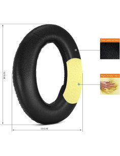 Almohadillas y diadema Sennheiser PC350 HD380 Pro - Negro 2