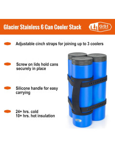 Enfriador de Latas Aislado GSI Outdoors 2 Latas Azul 63602 2