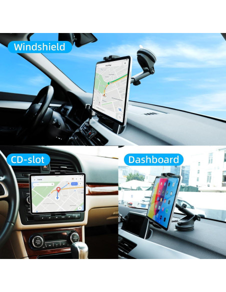 Soporte Universal para Tableta de Coche Xik TS-17 - Montaje 2-en-1