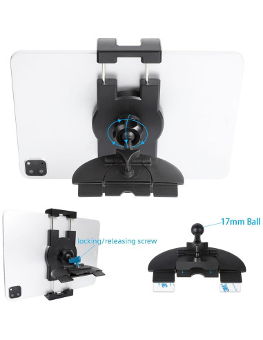 Soporte Universal para Tableta de Coche Xik TS-17 - Montaje 2-en-1