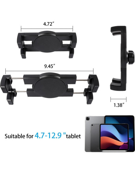 Soporte Universal para Tableta de Coche Xik TS-17 - Montaje 2-en-1