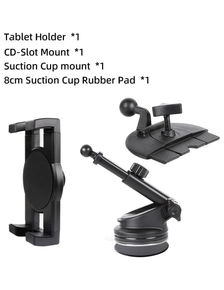 Soporte Universal para Tableta de Coche Xik TS-17 - Montaje 2-en-1