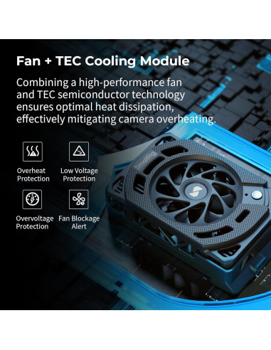 Ventilador de Enfriamiento SMALLRIG 5063 para Canon R5/R50 y Sony
