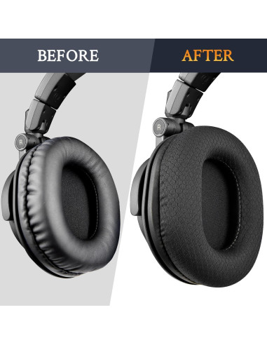 Almohadillas de Reemplazo SOULWIT para Auriculares Audio Technica M50X