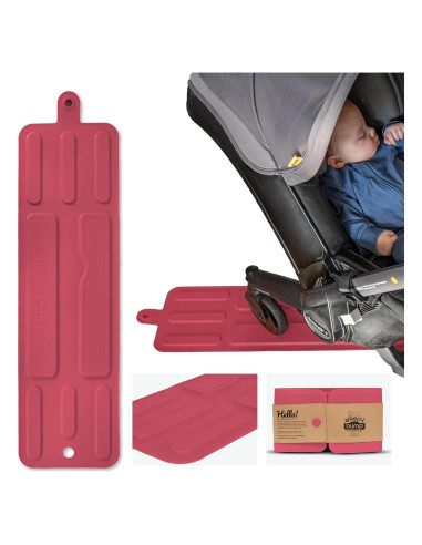 Colchoneta de Columpio para Cochecito de Bebé SleepyBump - Burdeos