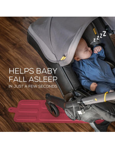 Colchoneta de Columpio para Cochecito de Bebé SleepyBump - Burdeos 2