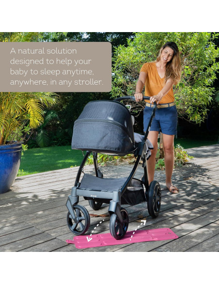 Colchoneta de Columpio para Cochecito de Bebé SleepyBump - Burdeos