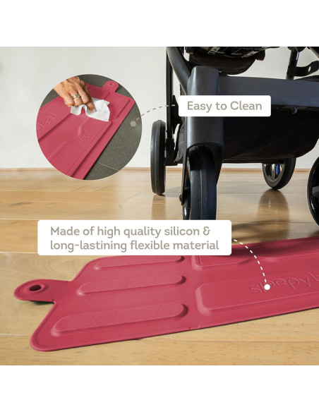 Colchoneta de Columpio para Cochecito de Bebé SleepyBump - Burdeos