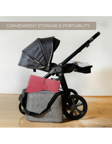 Colchoneta de Columpio para Cochecito de Bebé SleepyBump - Burdeos