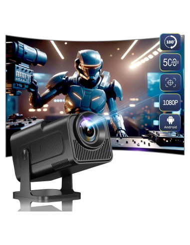 Proyector Mini HIPPUS Full HD 1080P WiFi 6 y Bluetooth