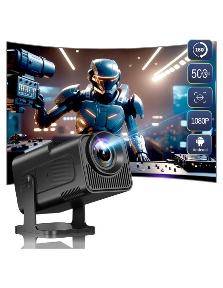 Proyector Mini HIPPUS Full HD 1080P WiFi 6 y Bluetooth
