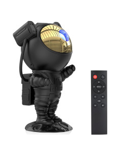 Proyector de Estrellas Hiya-Naya Astronauta 360 Luz Nocturna