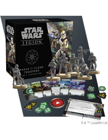 Star Wars: Legion Troopers Clon Fase II - Juego de Estrategia