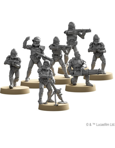 Star Wars: Legion Troopers Clon Fase II - Juego de Estrategia
