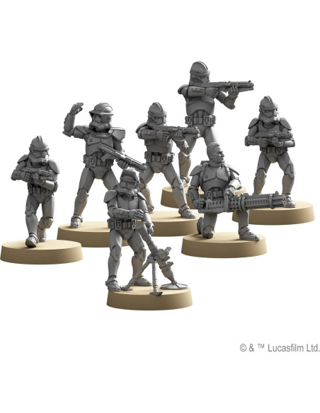 Star Wars: Legion Troopers Clon Fase II - Juego de Estrategia