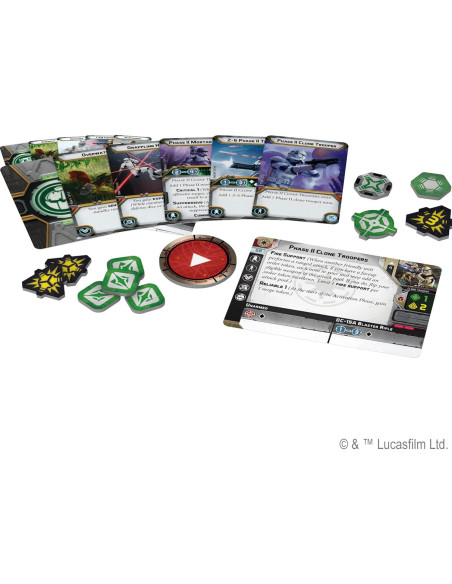 Star Wars: Legion Troopers Clon Fase II - Juego de Estrategia