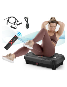 Plataforma Vibrante RELIFE BVP-320 con Bandas de Resistencia