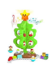 Árbol de Navidad Infantil Surelect con Proyector y Juguetes