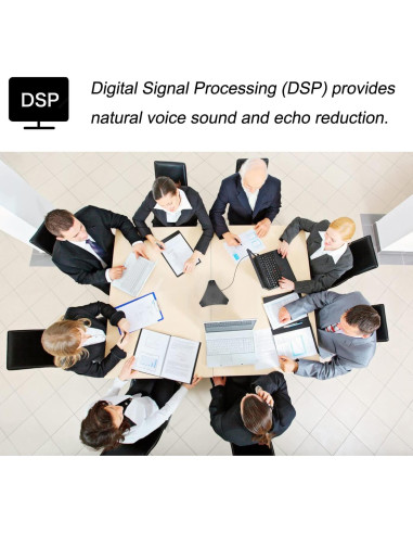 Micrófono y Altavoz USB Scinort P2 360 para Conferencias