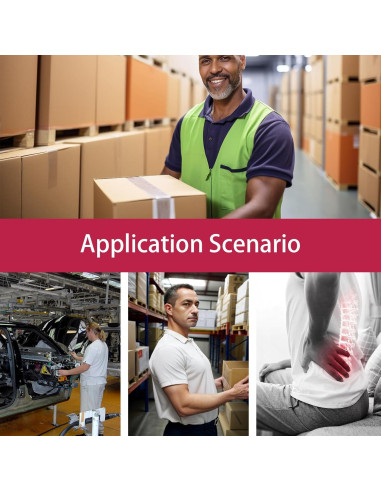 Faja de Soporte Lumbar FHOCSLO Ajustable para Espalda Baja