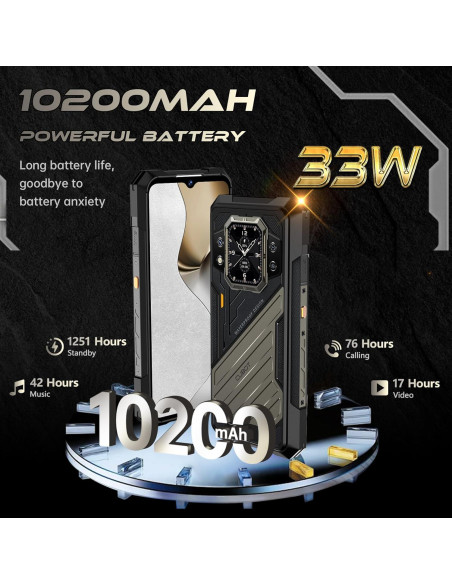 CUBOT KingKong X Teléfono Resistente 5G 32GB RAM 512GB ROM