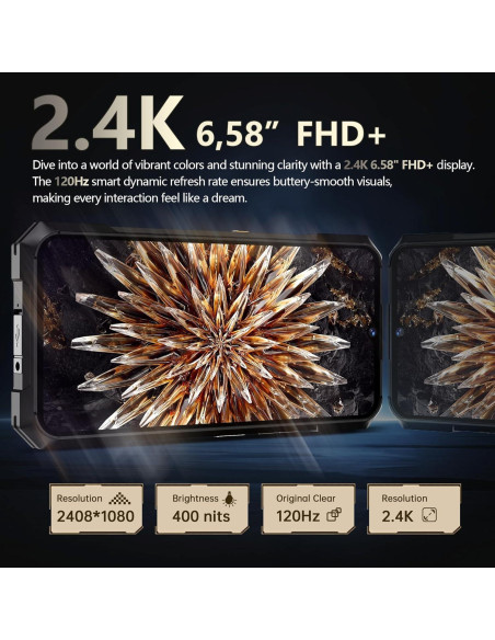 CUBOT KingKong X Teléfono Resistente 5G 32GB RAM 512GB ROM